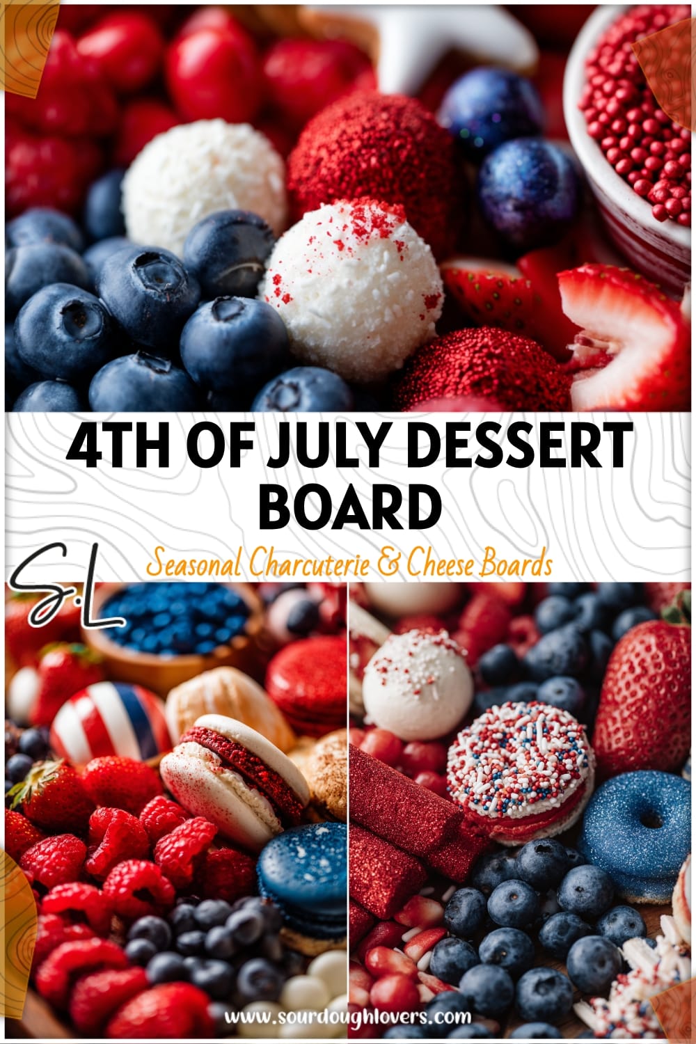 Patriotic Dessert Board: Easy 4th of July Sweet Charcuterie Ideas