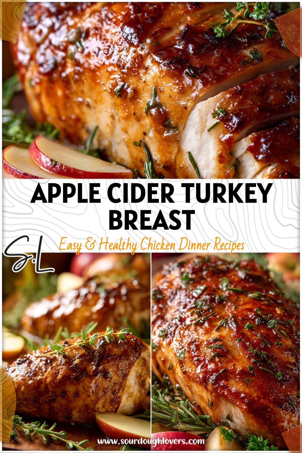 Slow Cooker Apple Cider Turkey Breast with Glaze