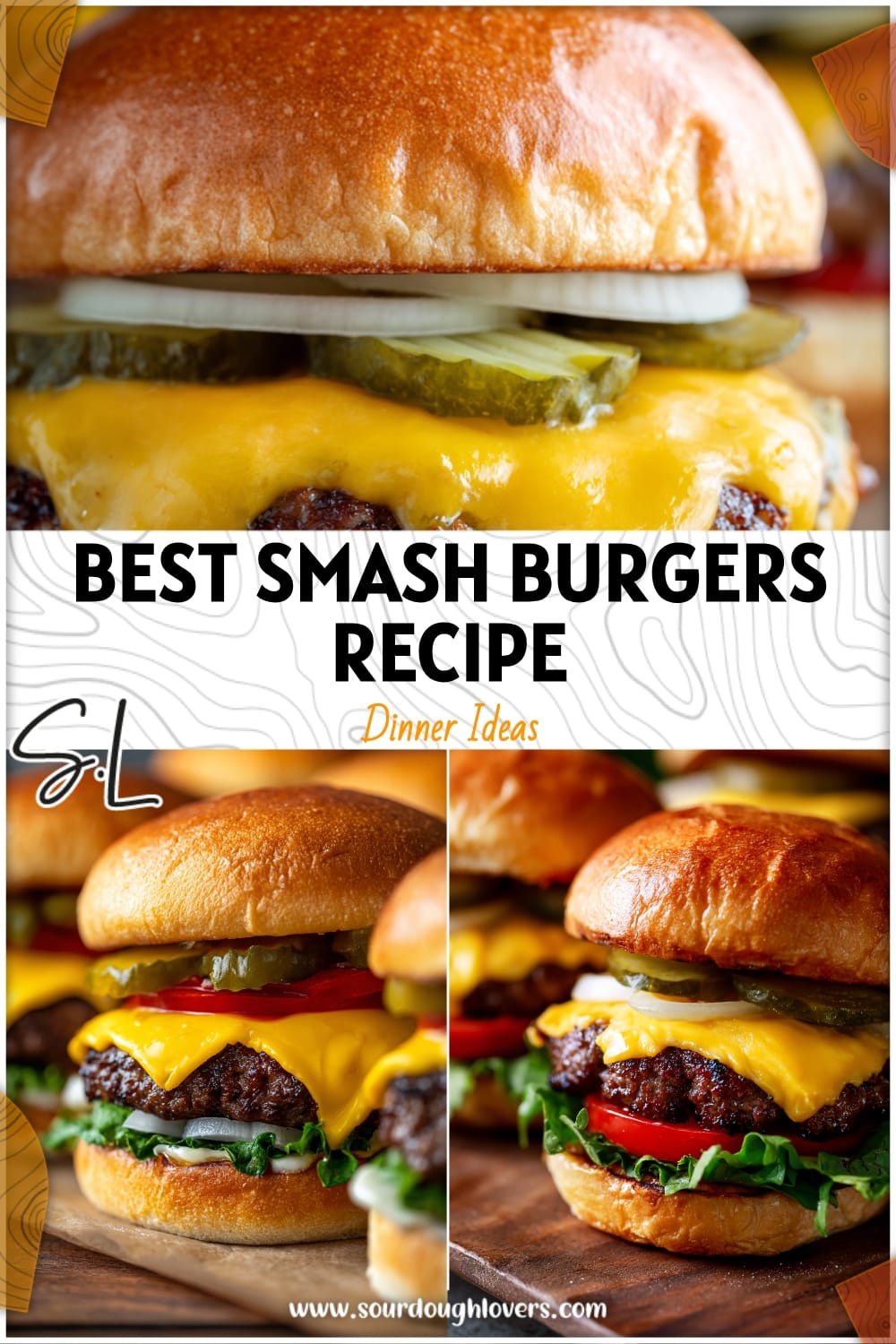 Easy Smash Burgers with American Cheese - Stovetop Recipe