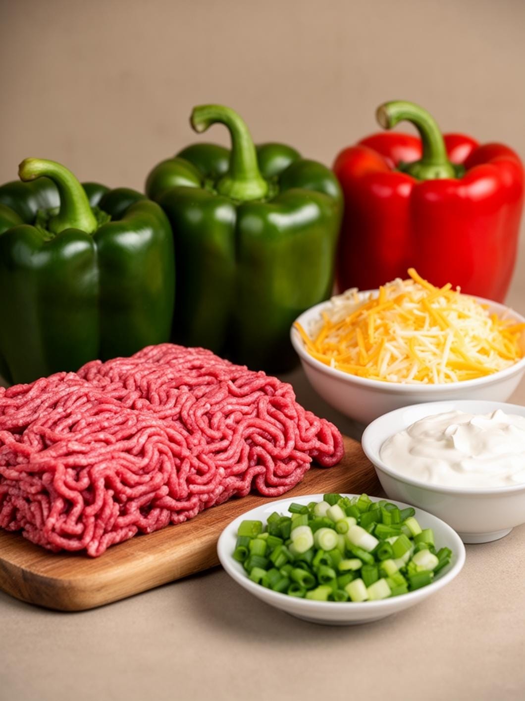 Cheesy Taco Stuffed Peppers: Easy Low Carb Dinner Idea