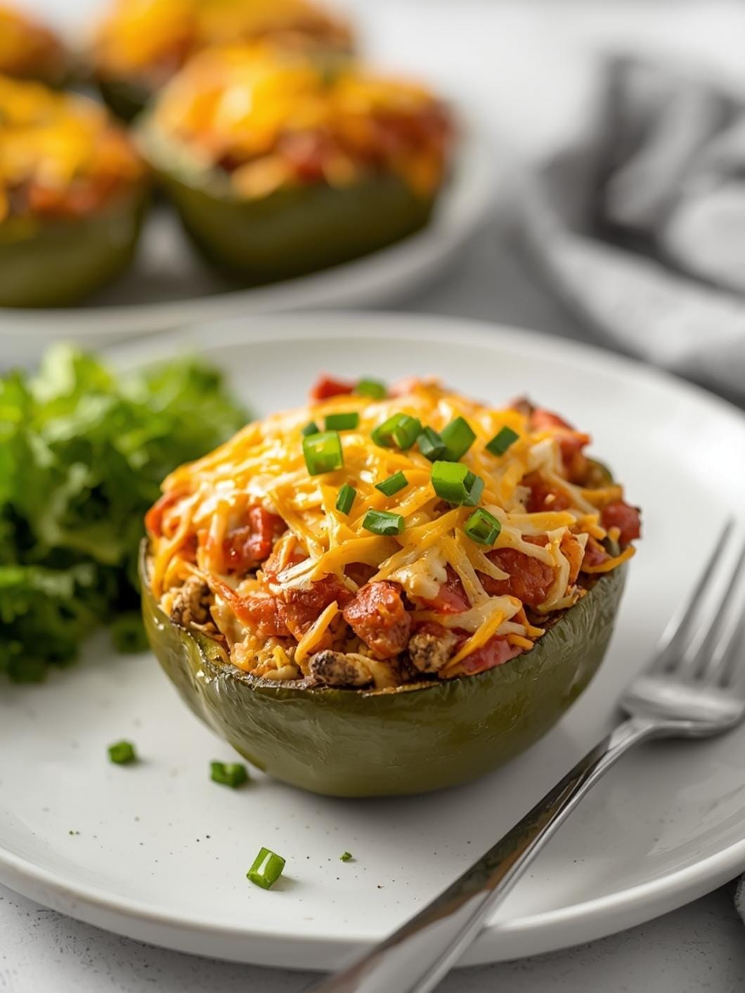 Cheesy Taco Stuffed Peppers: Easy Low Carb Dinner Idea