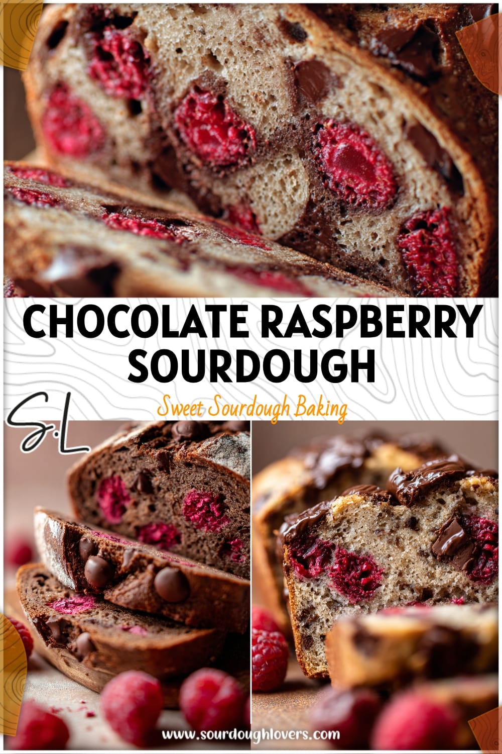 Sourdough Chocolate Raspberry Bread Recipe