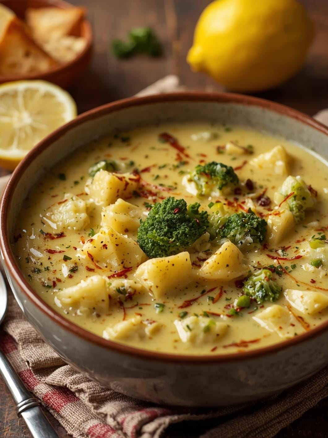 Creamy Broccoli Lemon Soup: A Cozy & Flavorful Winter Meal