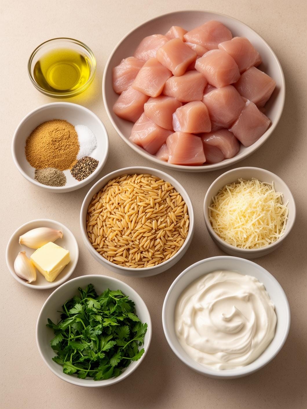 Creamy Chicken Alfredo Orzo: Easy Weeknight Dinner Idea