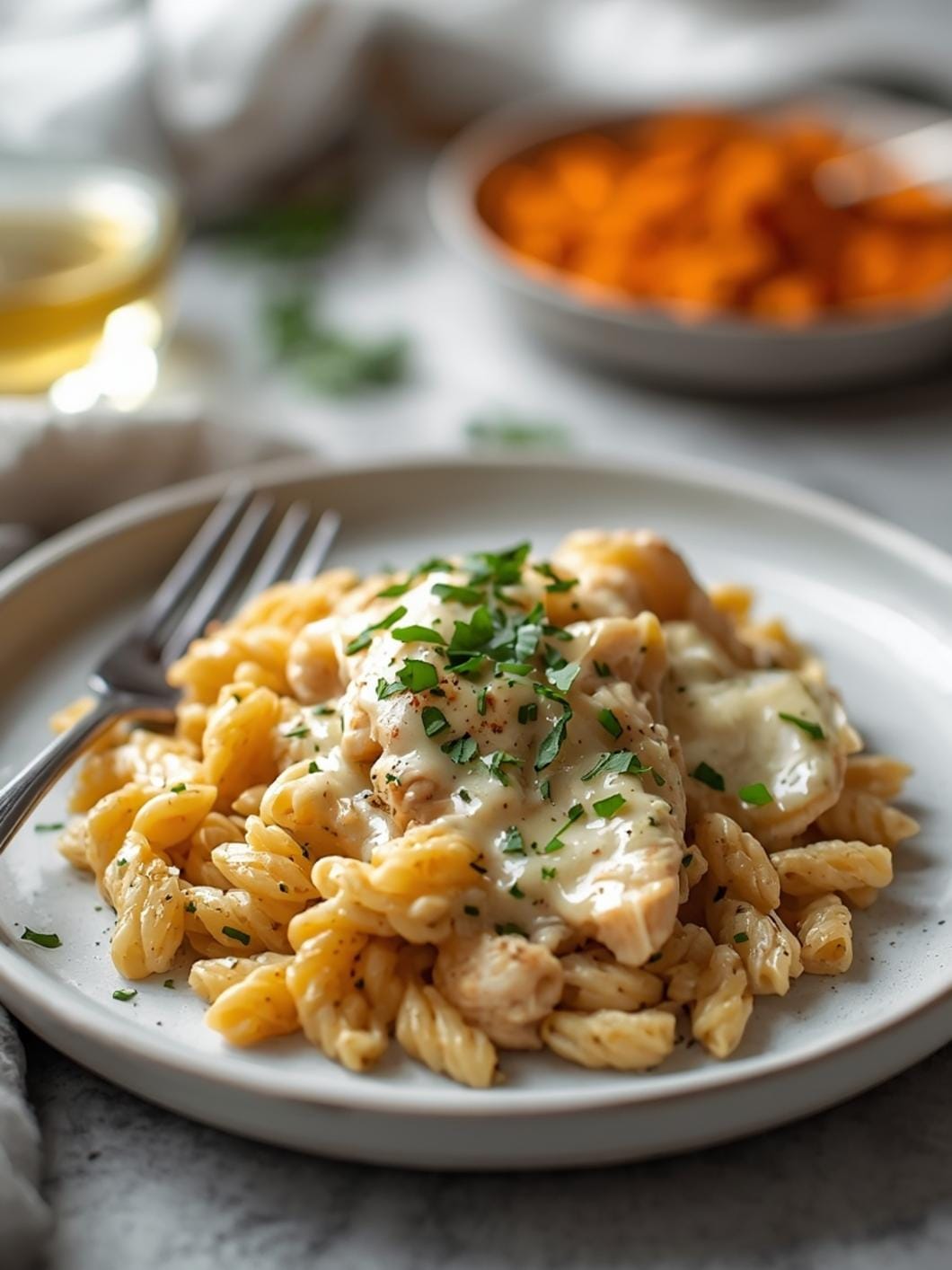 Creamy Chicken Alfredo Orzo: Easy Weeknight Dinner Idea