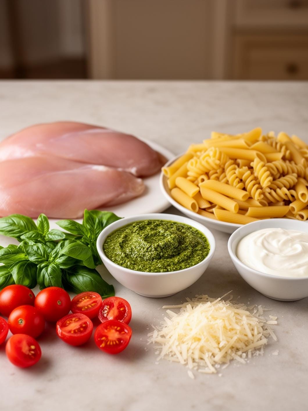 Creamy Chicken Pesto Pasta: Easy Italian-Inspired Dinner Recipe