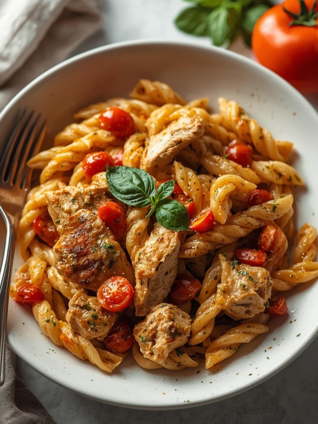 Creamy Chicken Pesto Pasta: Easy Italian-Inspired Dinner Recipe