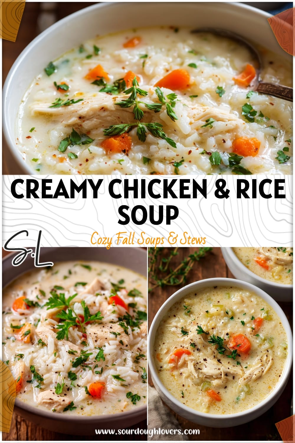 Easy Creamy Chicken & Rice Soup Recipe