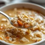 Creamy Chicken & Rice Soup Recipe - Easy Comfort Food 12 =