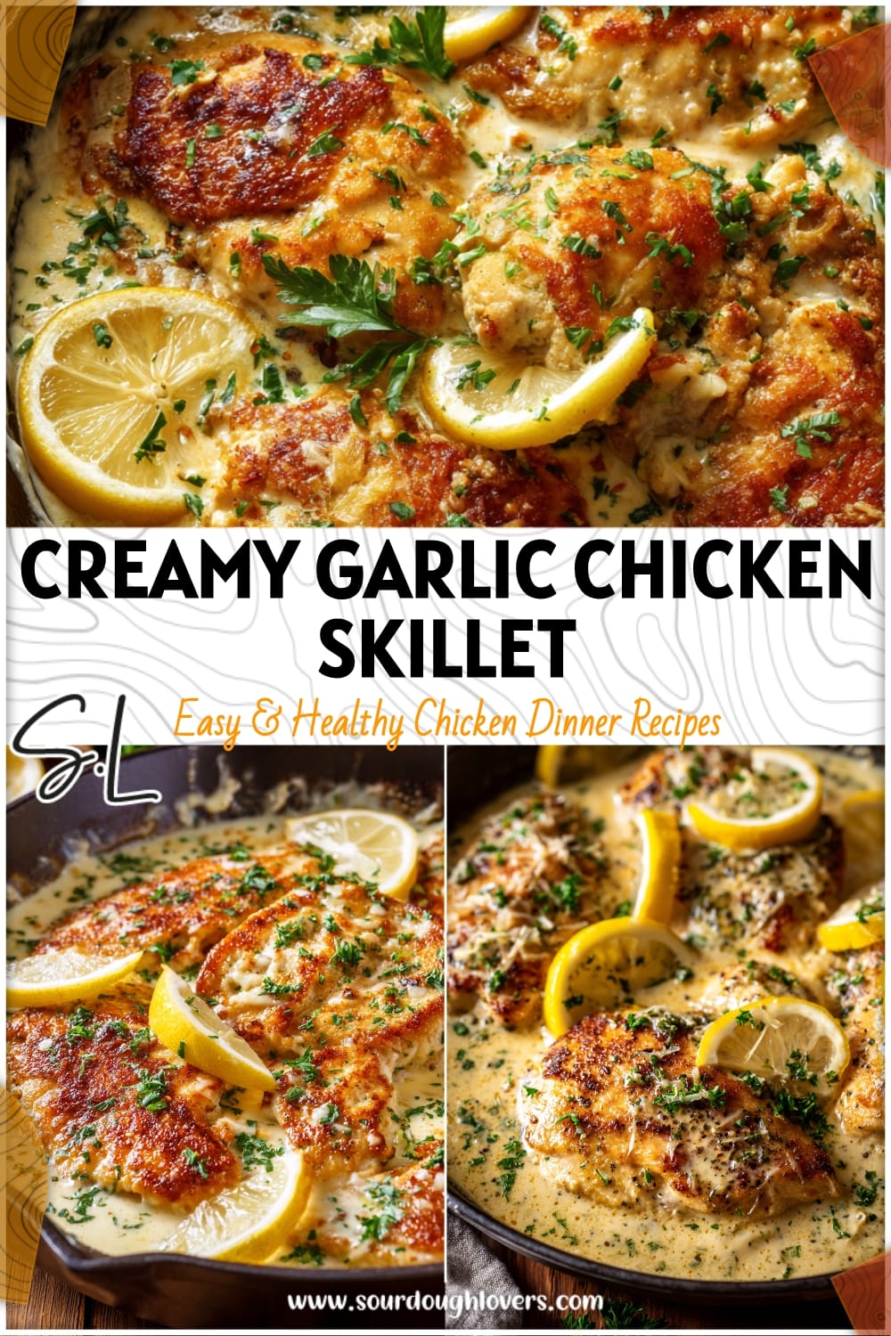 Creamy Garlic Chicken Skillet with Parmesan Sauce 14 Creamy Garlic Chicken Skillet with Parmesan Sauce