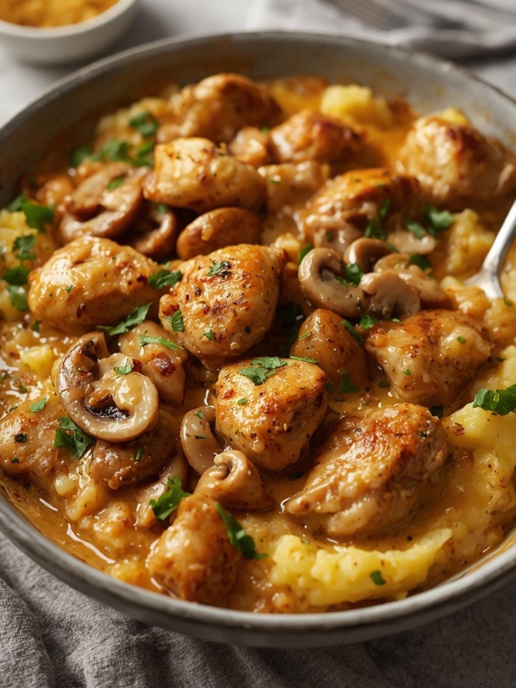 Creamy Garlic Chicken Skillet: Easy Weeknight Dinner