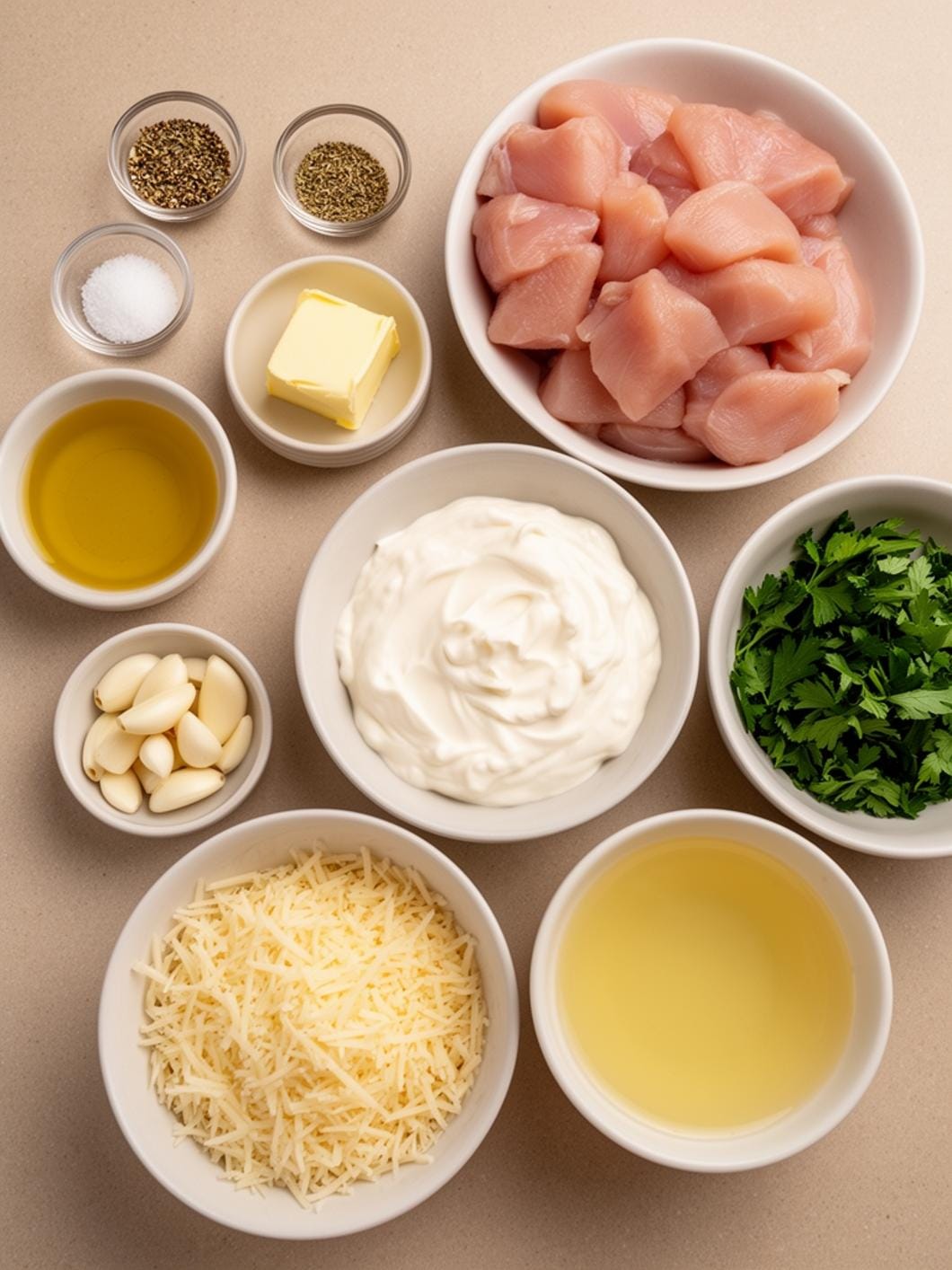 Creamy Garlic Chicken Skillet with Parmesan Sauce 13 Creamy Garlic Chicken Skillet with Parmesan Sauce