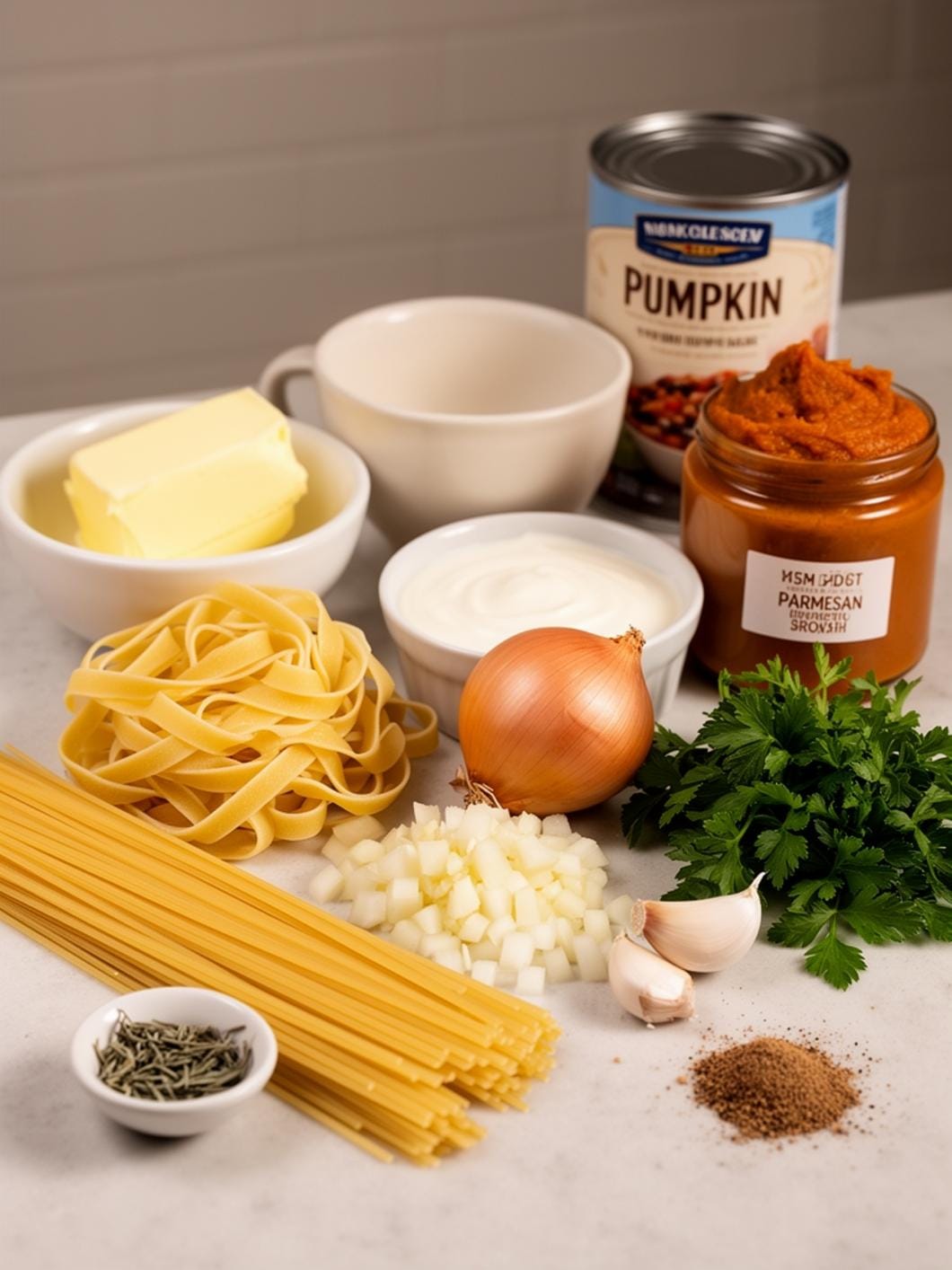 Creamy Pumpkin Alfredo Pasta: Easy Fall Comfort Food Dinner