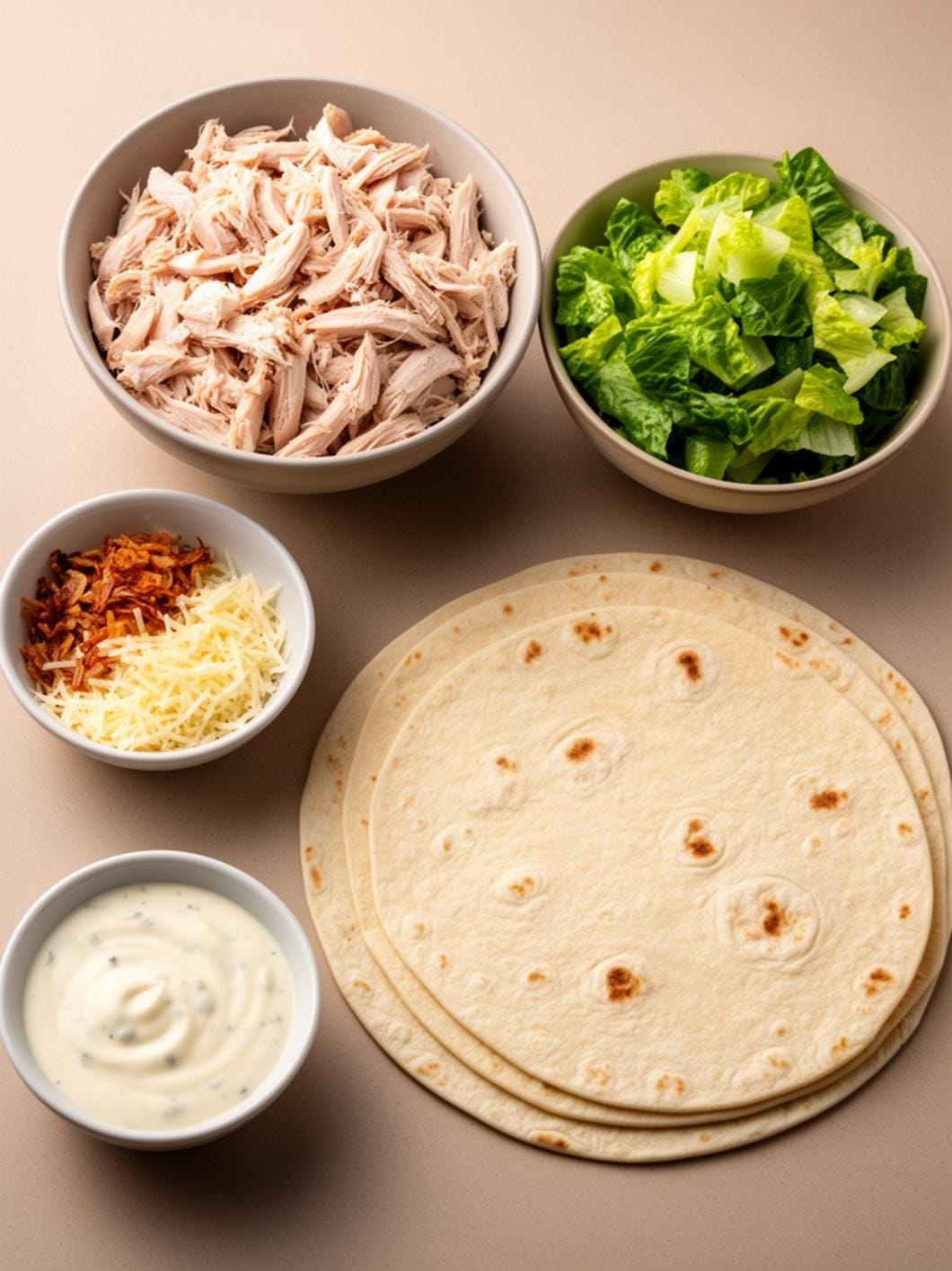 Crispy Chicken Caesar Wraps: Easy High-Protein Lunch & Meal Prep