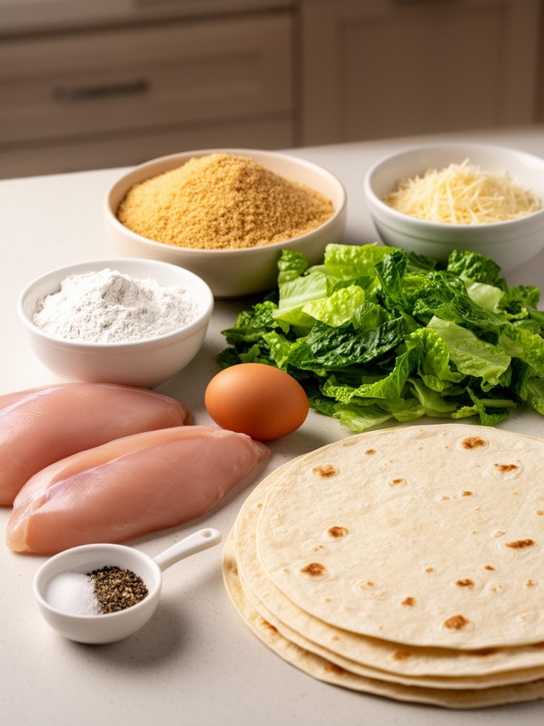 Crispy Chicken Caesar Wraps: High-Protein Meal Prep for Busy Days