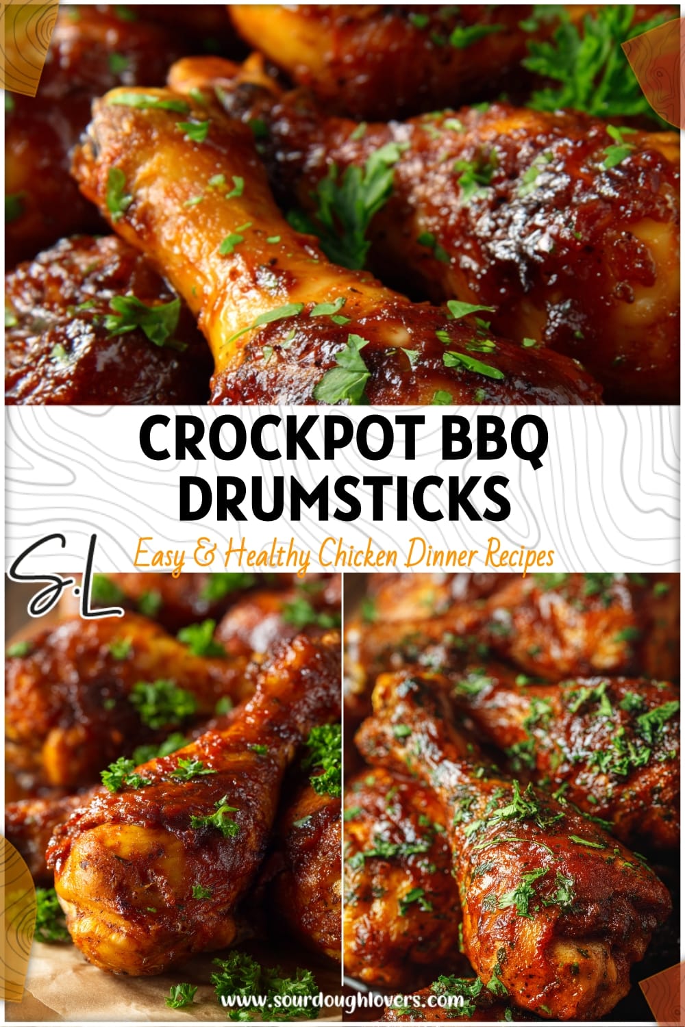 Easy BBQ Chicken Drumsticks in the Crockpot