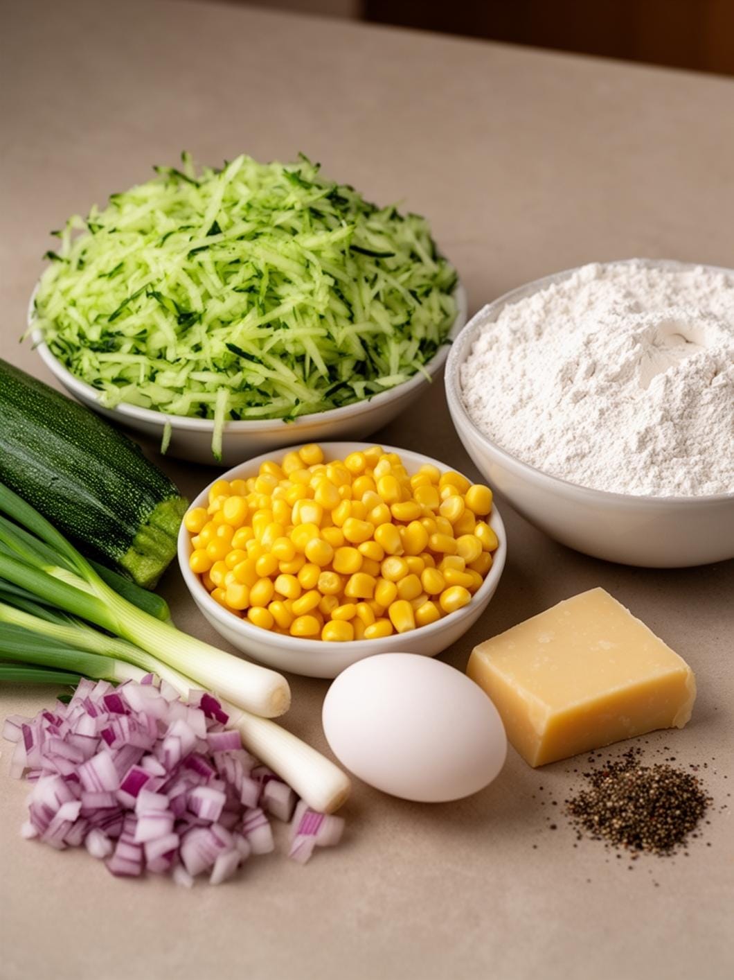 Crunchy Zucchini Corn Fritters Recipe