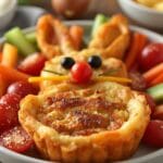 Cute Easter Bunny Veggie Tray: Kid-Friendly Appetizer Idea 12 =