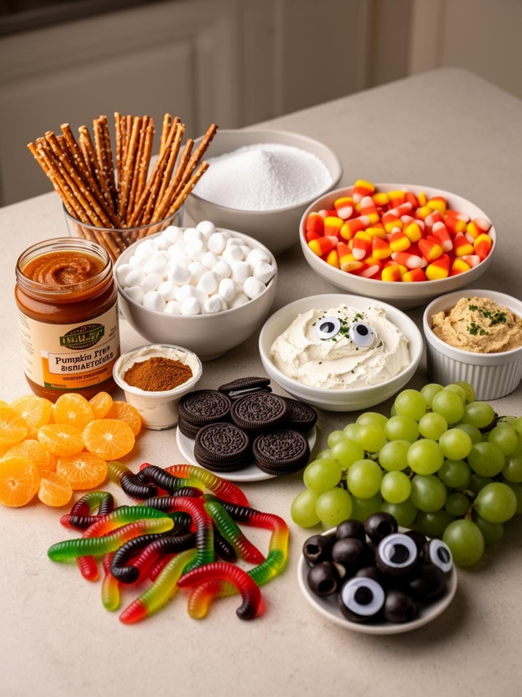 Cute & Easy Halloween Snack Board for Kids & Parties