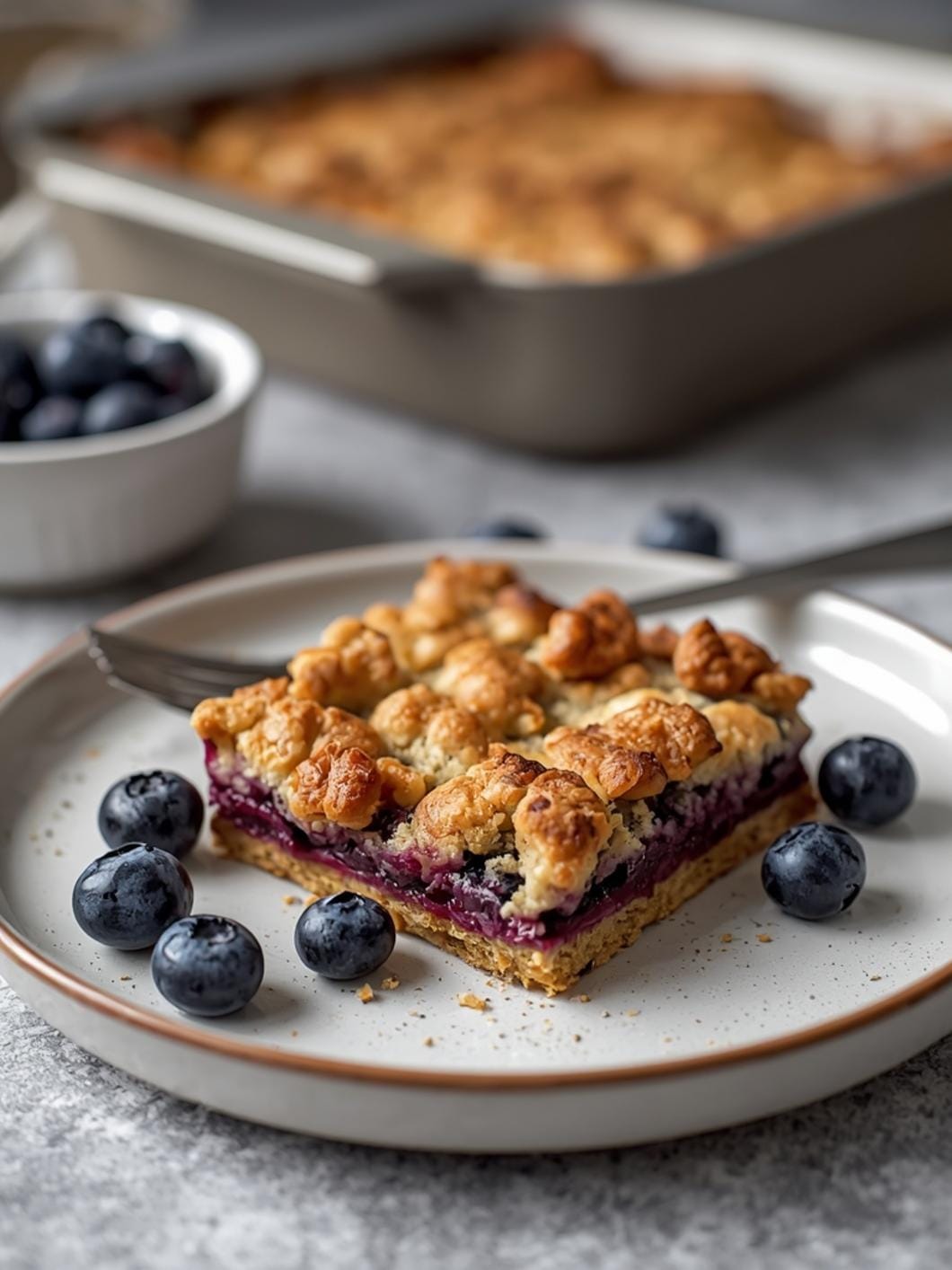 Delicious Blueberry Crumble Bars - Easy Gluten-Free & Dairy-Free Dessert