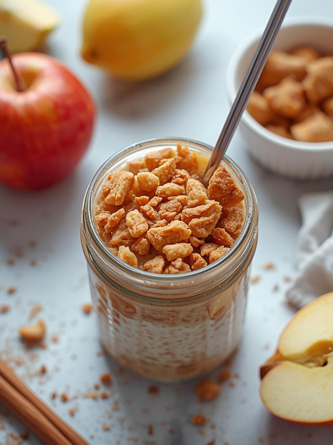Easy Apple Cinnamon Overnight Oats for Healthy Breakfast Meal Prep 11 Easy Apple Cinnamon Overnight Oats for Healthy Breakfast Meal Prep