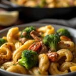 Easy Cheesy Broccoli Pasta Skillet Recipe 12 =