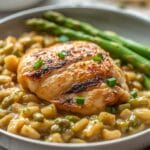 Easy Chicken & Asparagus Skillet: Quick Family Dinner Idea 12 =