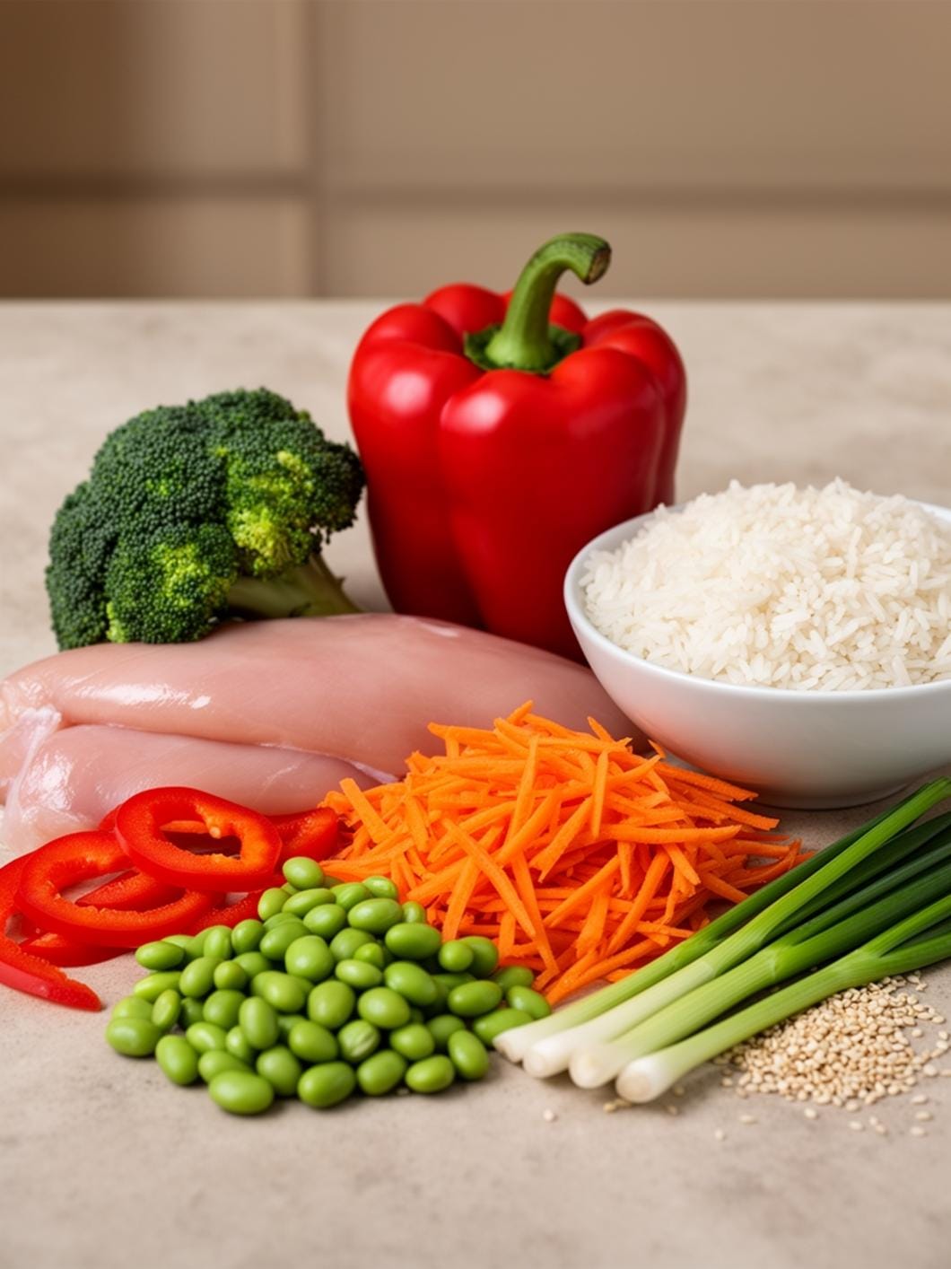 Easy Chicken Teriyaki Meal Prep Bowls with Veggies & Rice
