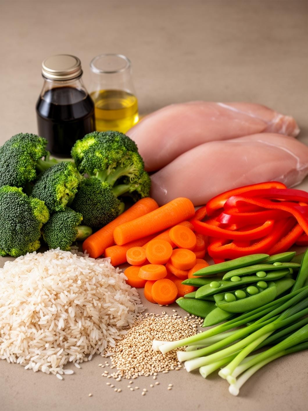 Easy Chicken Teriyaki Meal Prep Bowls with Veggies & Rice