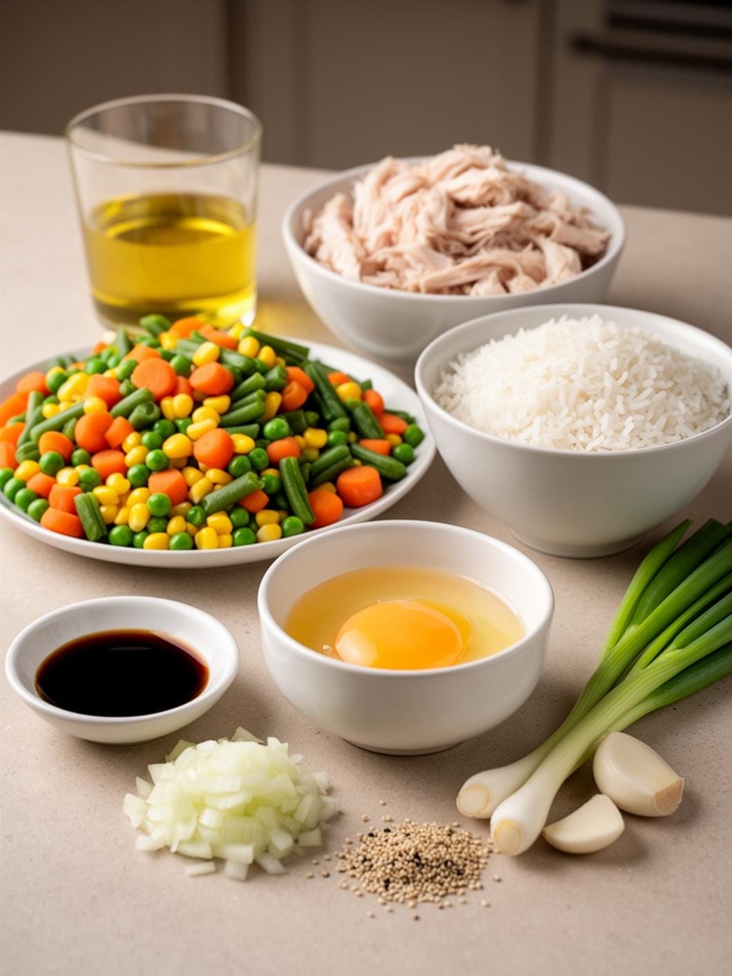 Easy Chicken & Veggie Fried Rice Recipe