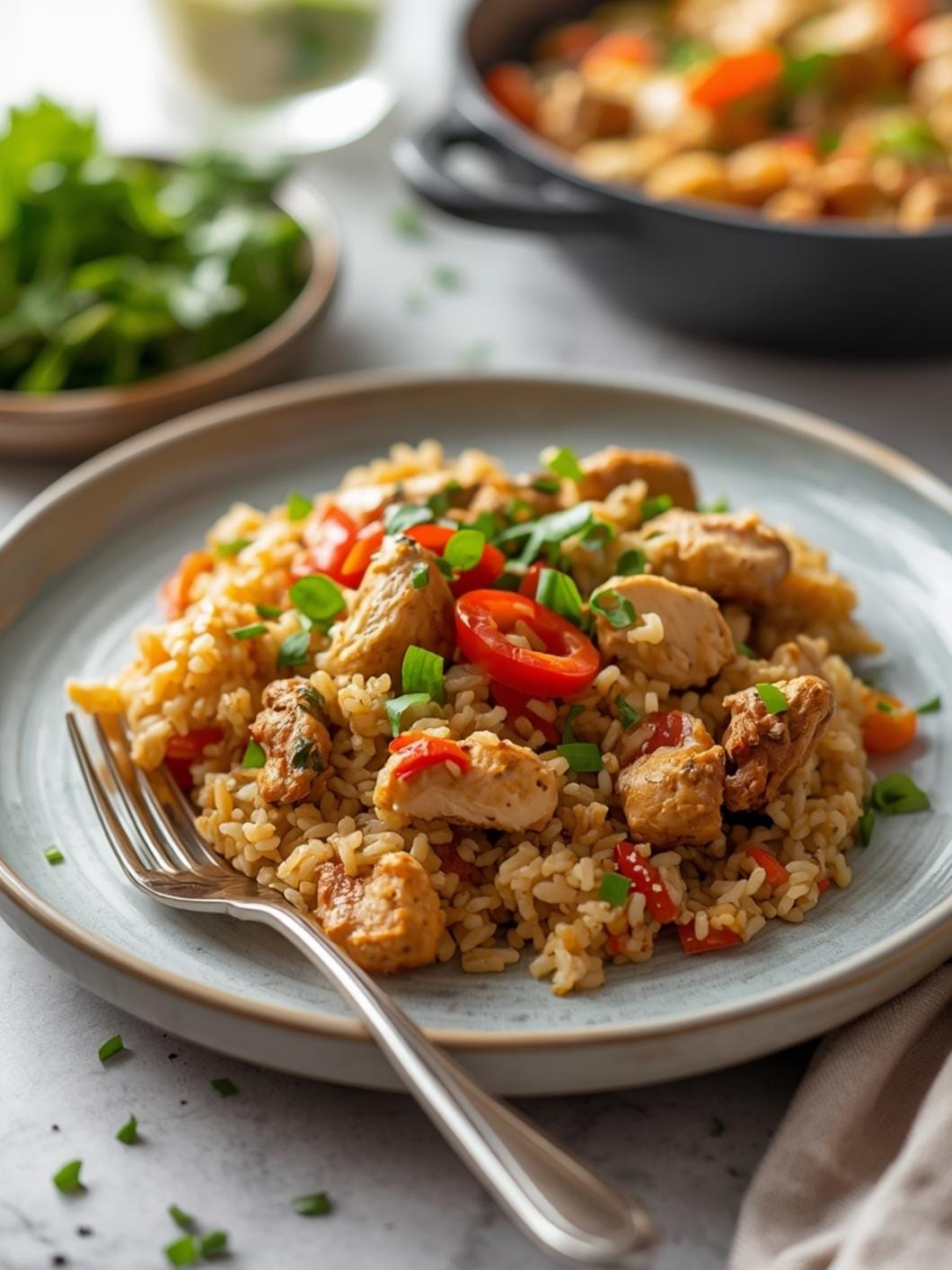 Easy Chicken & Veggie Fried Rice Recipe