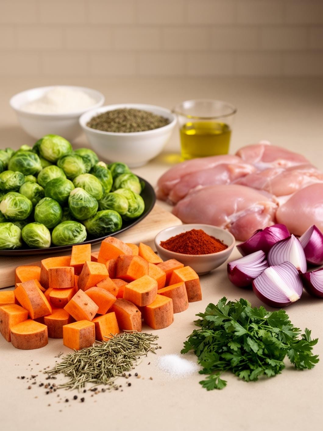 Easy Fall Sheet Pan Chicken Dinner with Veggies