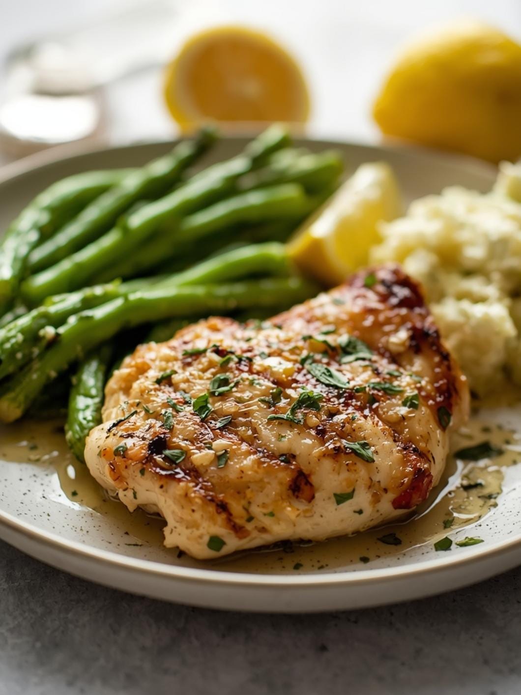 Easy Grilled Lemon Herb Chicken Dinner Recipe
