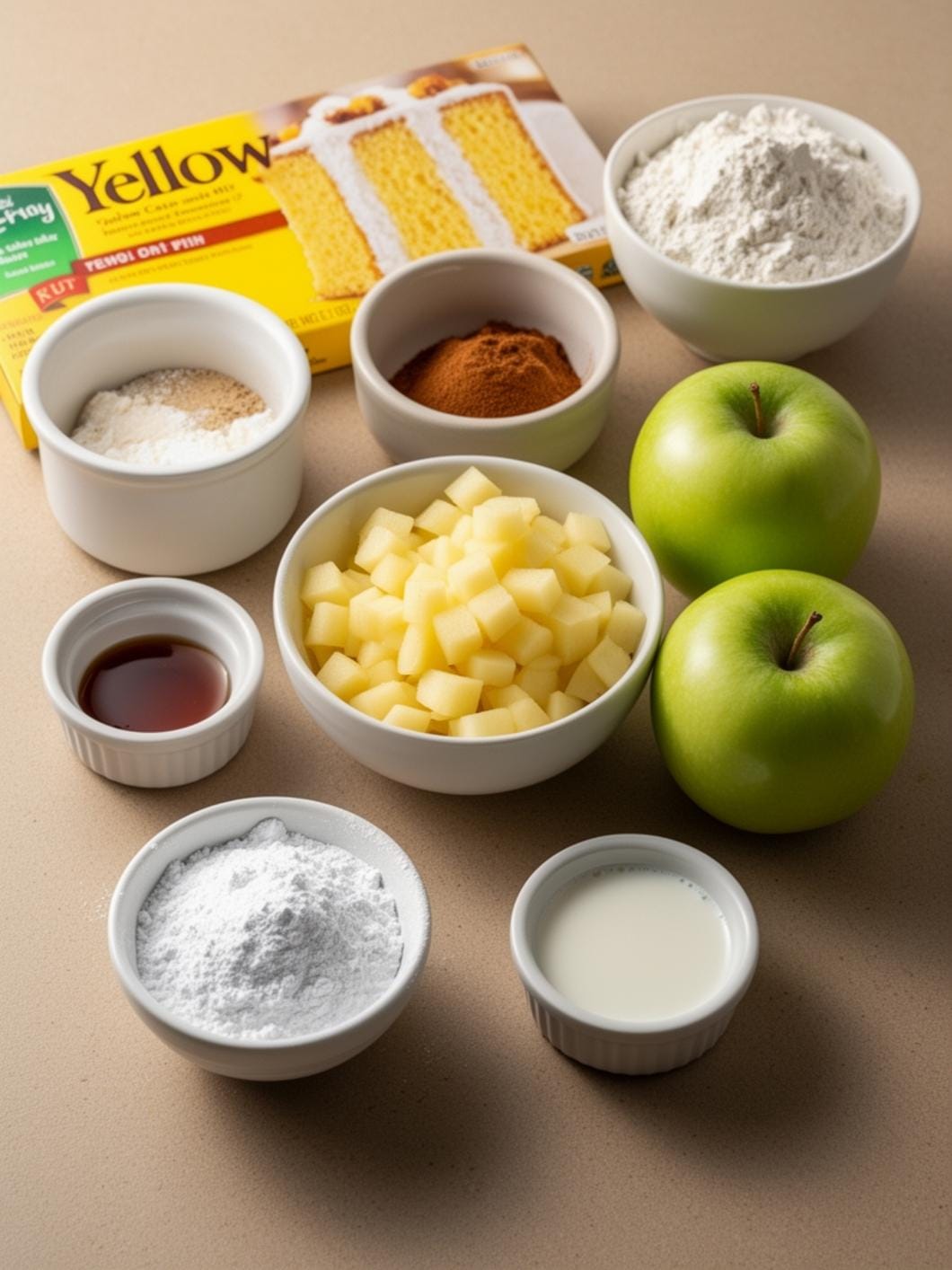 Easy Homemade Apple Fritters Recipe with Cake Mix