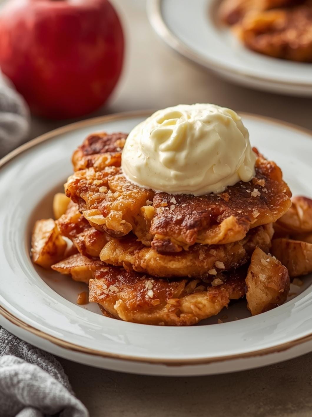 Easy Homemade Apple Fritters Recipe with Cake Mix