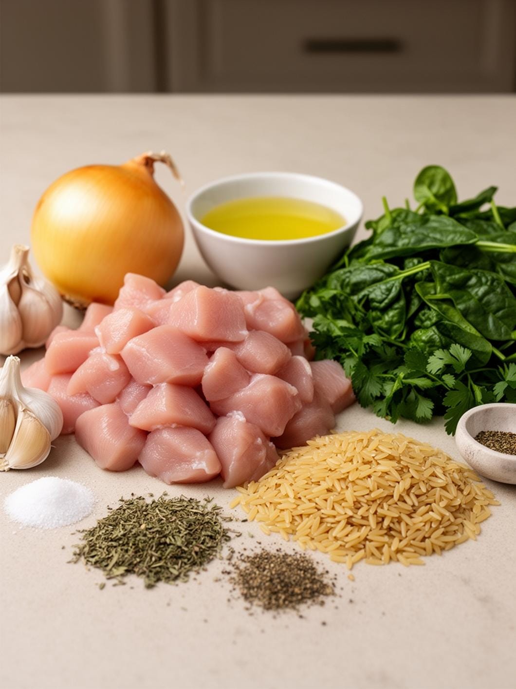 Easy Lemon Chicken Orzo Soup Recipe