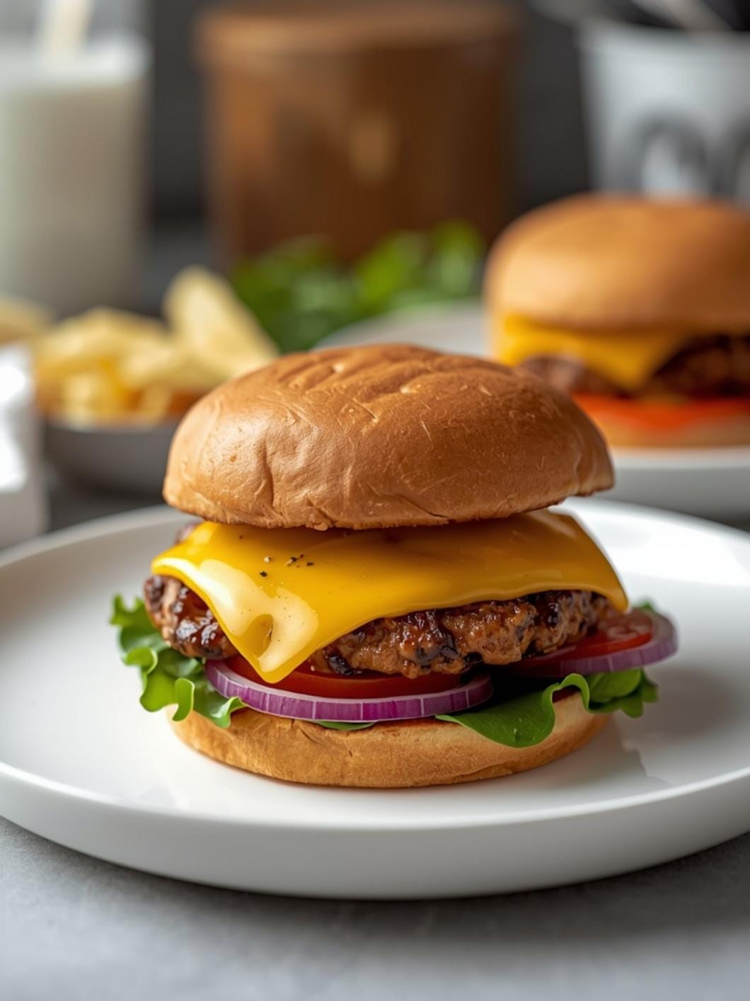 Easy Smash Burgers with American Cheese - Stovetop Recipe