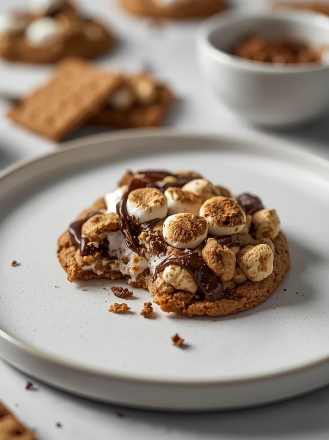 Easy Sourdough S'mores Cookies with Discard