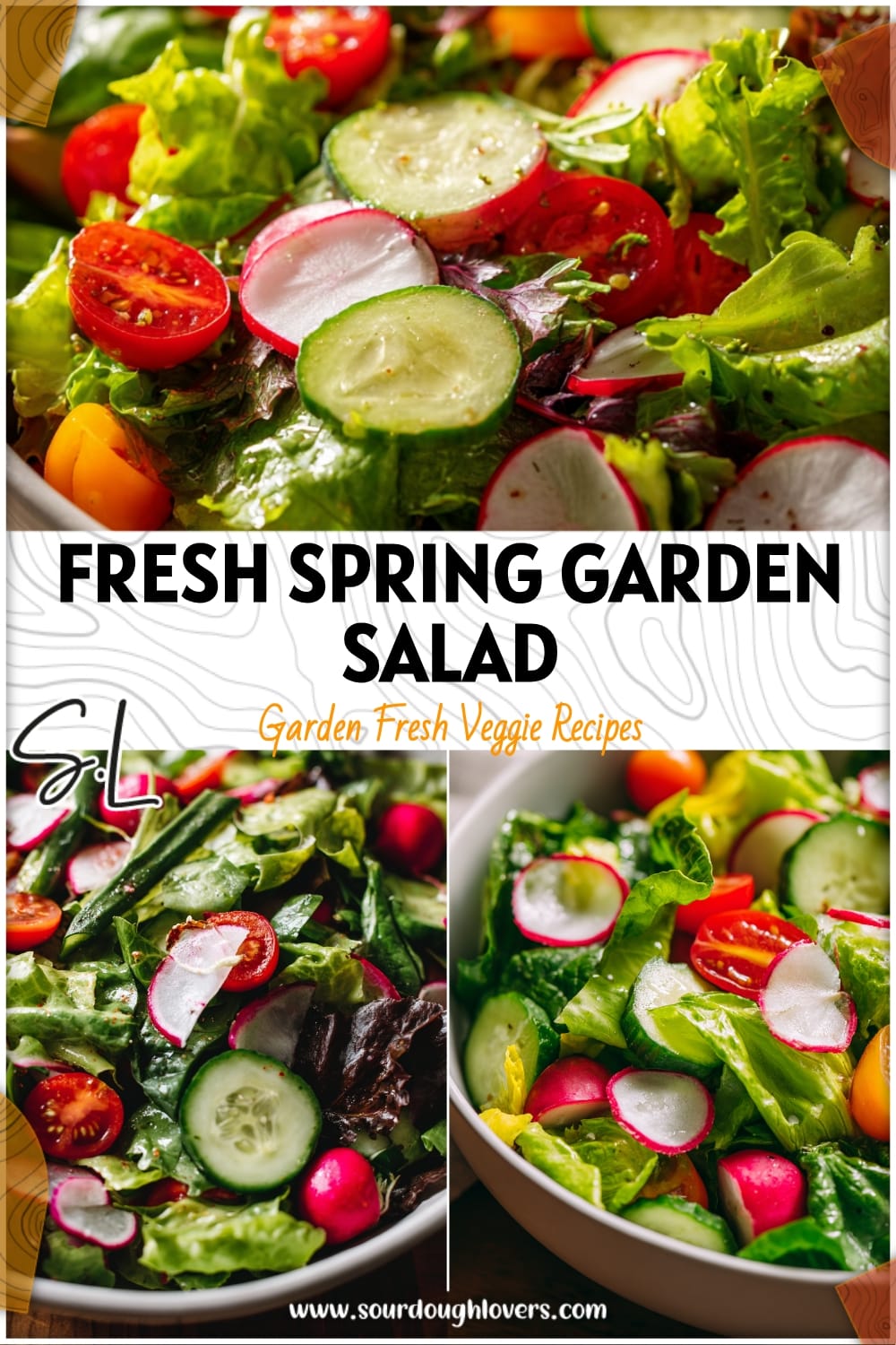 Fresh Spring Garden Salad: Healthy & Delicious Main Dish for Dinner