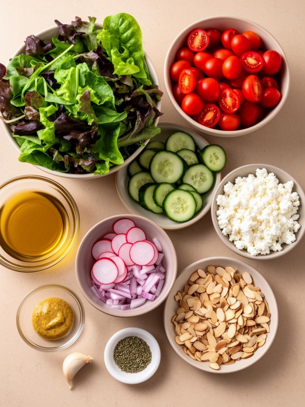 Fresh Spring Garden Salad: Healthy & Delicious Main Dish for Dinner