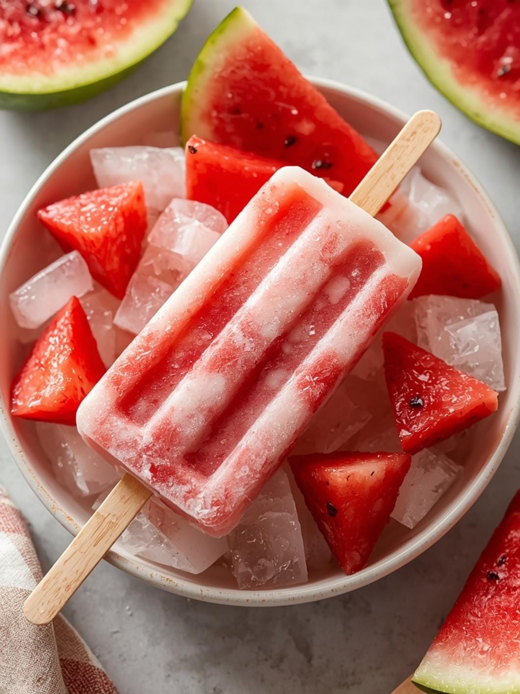 Frozen Watermelon & Greek Yogurt Pops: Easy No-Sugar-Added Treat for Kids!