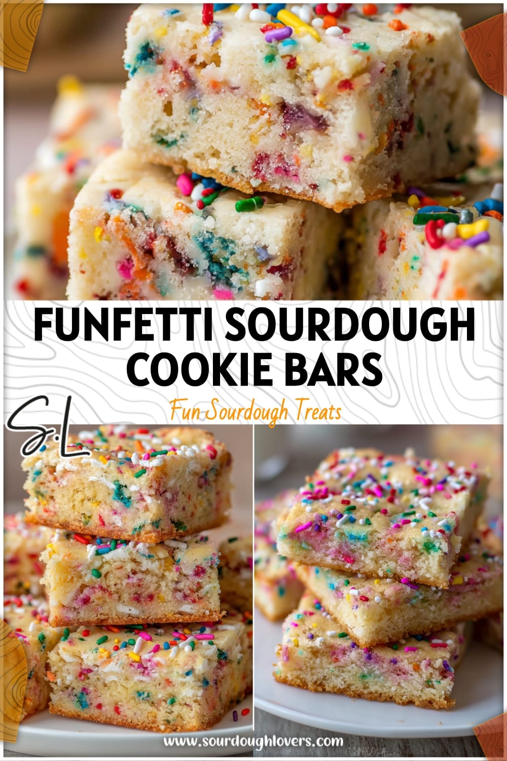 Easy Funfetti Sourdough Cookie Bars Recipe