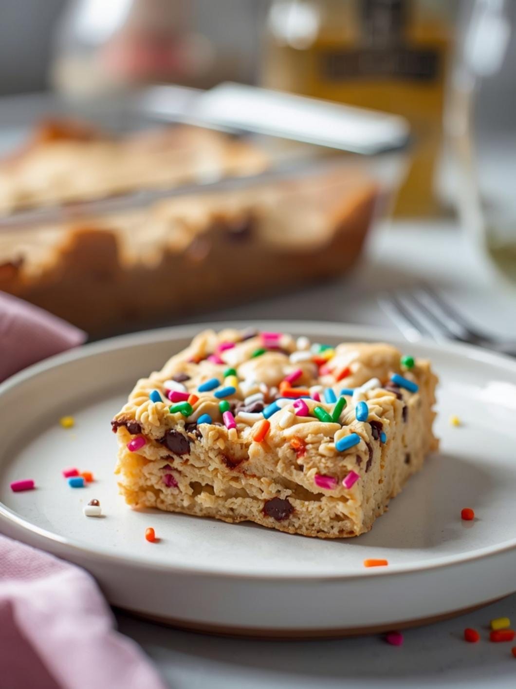 Funfetti Sourdough Snack Bars: Easy Sourdough Starter Discard Recipe