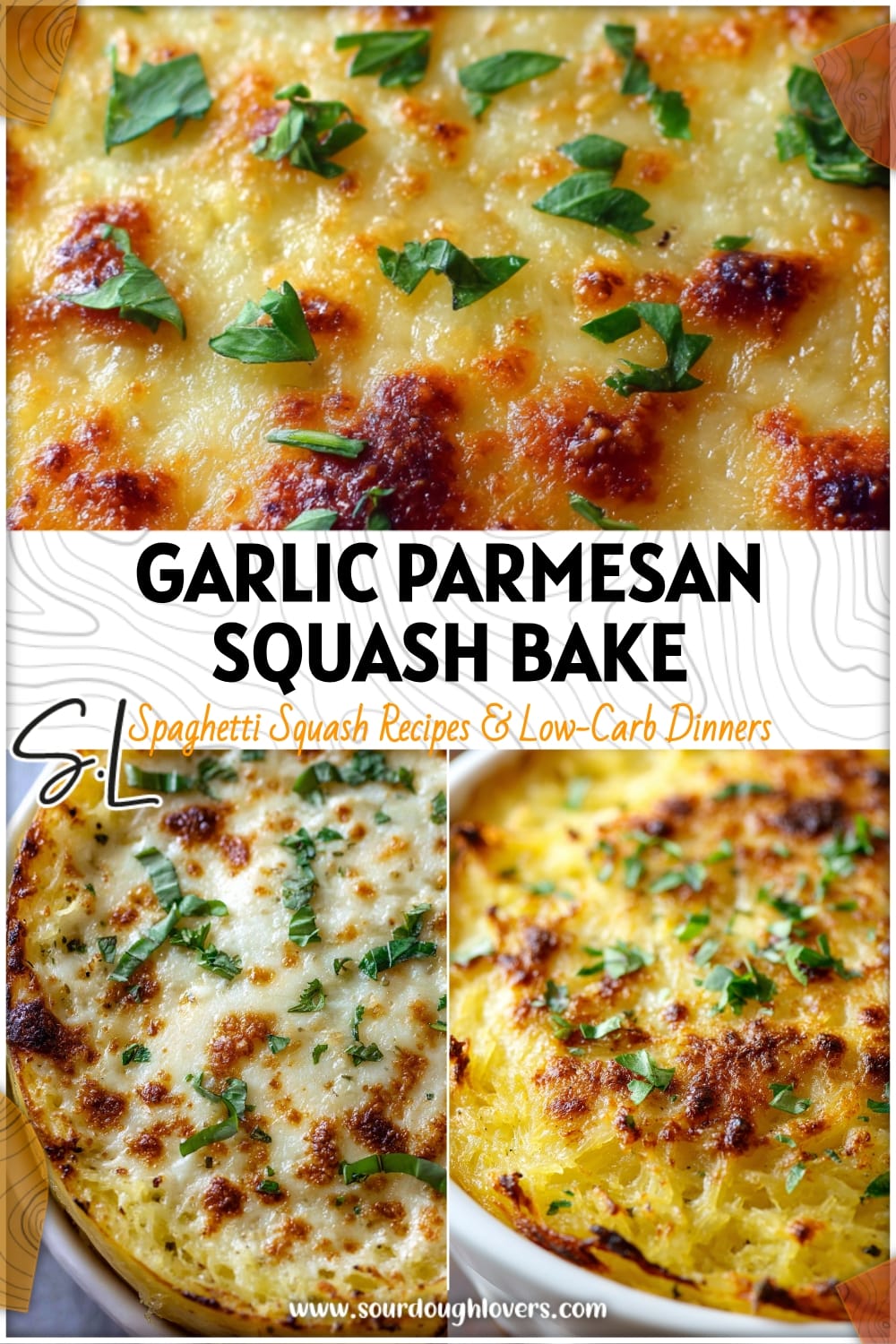 Garlic Parmesan Spaghetti Squash Bake: Easy Clean Eating Side Dish
