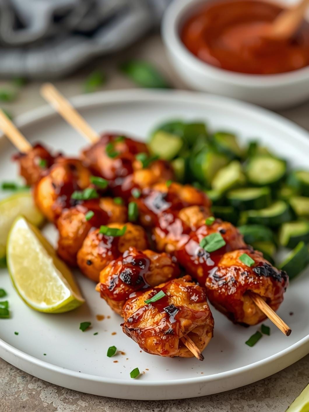 Grilled BBQ Chicken Skewers: Easy Dinner Idea for Family Gatherings