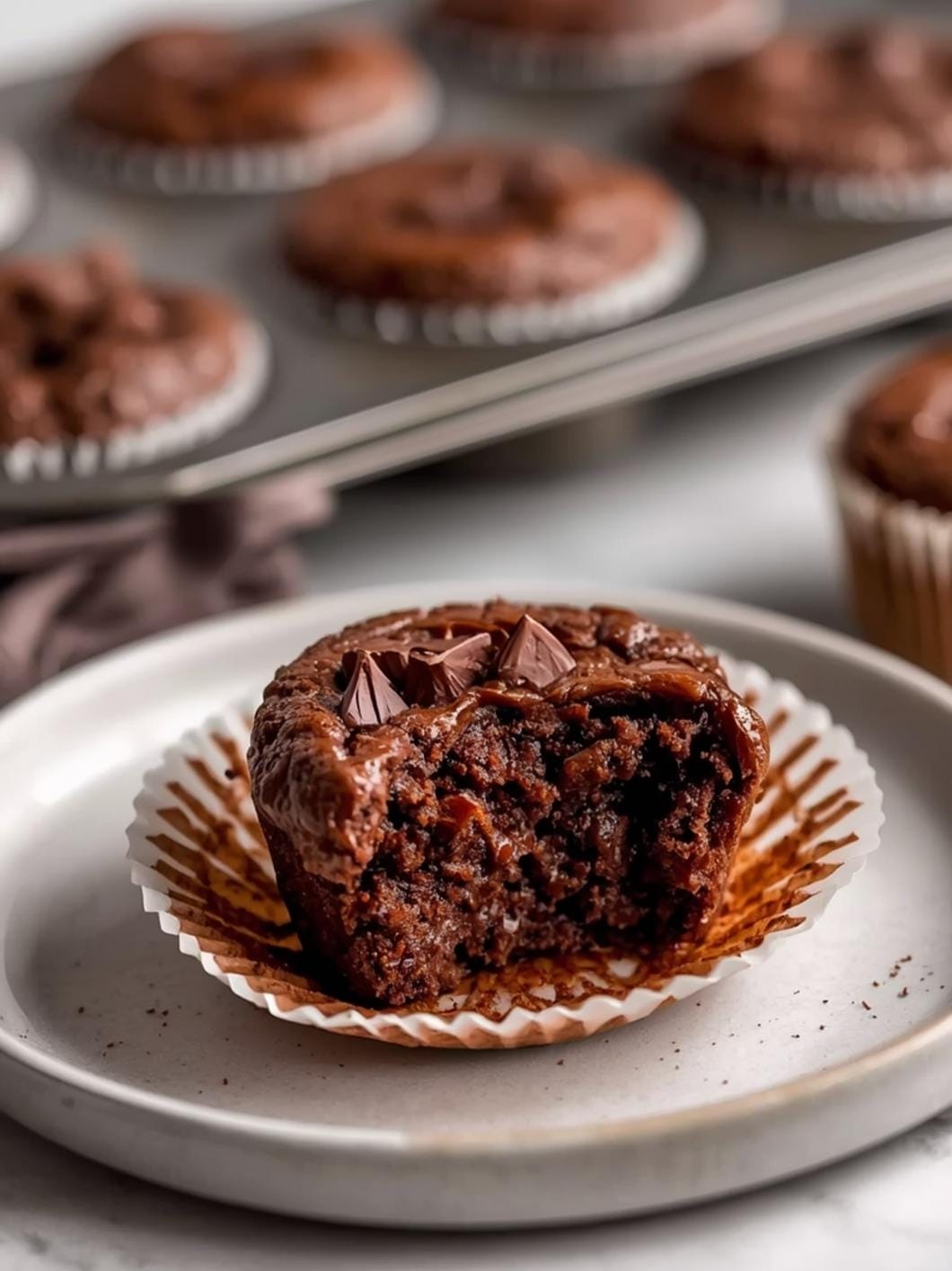 Healthy Chocolate Sourdough Muffins: Easy Sourdough Discard Recipe for Kids