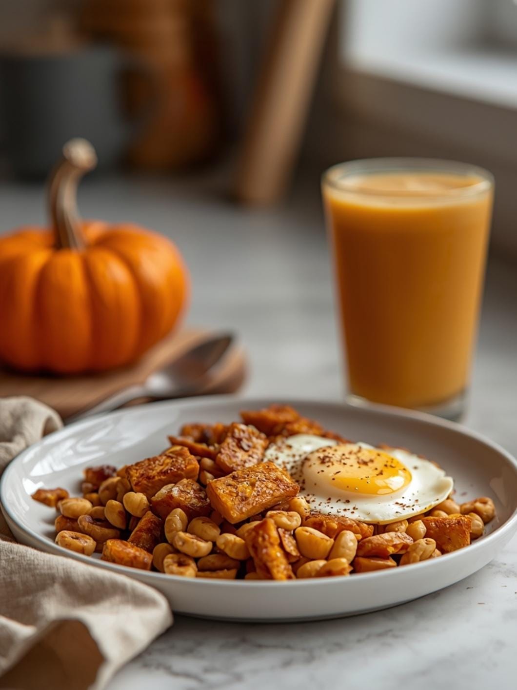 Healthy Pumpkin Smoothie for a Delicious Fall Breakfast