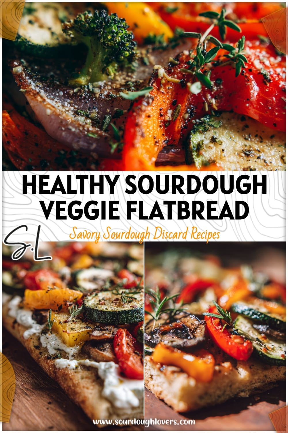 Healthy Sourdough Veggie Flatbread: Low Carb & Sugar-Free Recipe