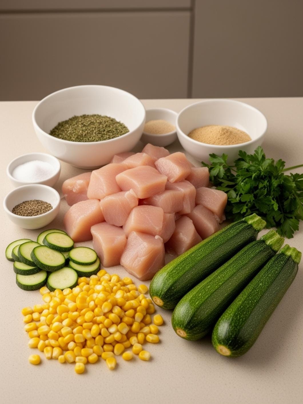 Healthy Zucchini Corn Skillet with Chicken: Easy One-Pan Summer Dinner