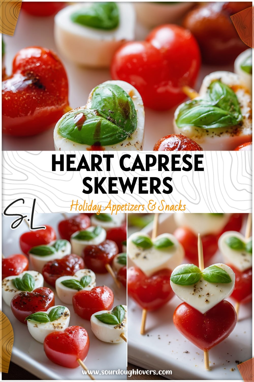 Heart-Shaped Caprese Skewers: Easy Valentine's Day Appetizer Idea